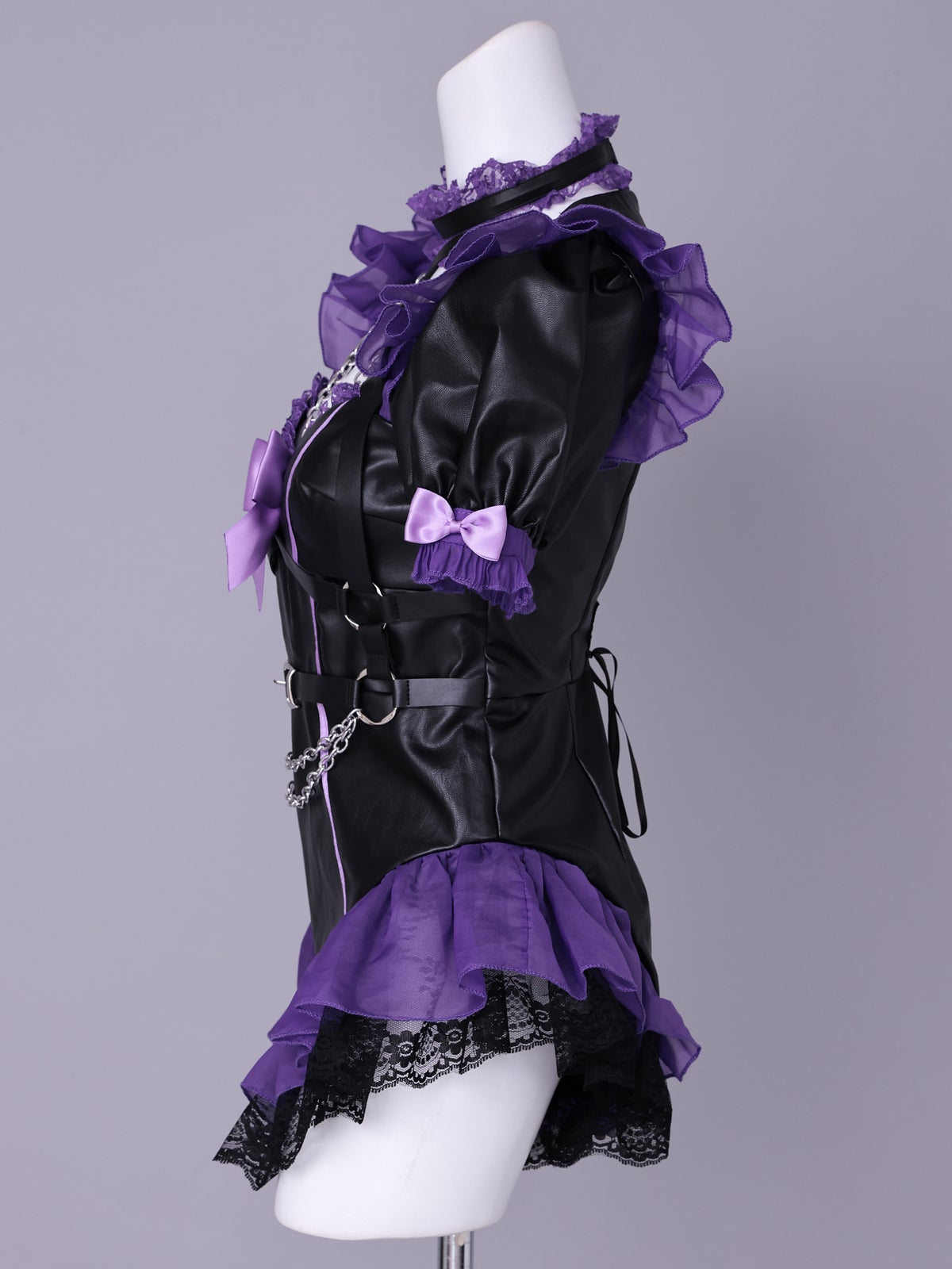 【5点セット】vanityME. × Chiroru コラボ Umber Doll アンバードール バニーコスプレ ブラック×ピンク ブラック×パープル vcsbn-260157-ac
