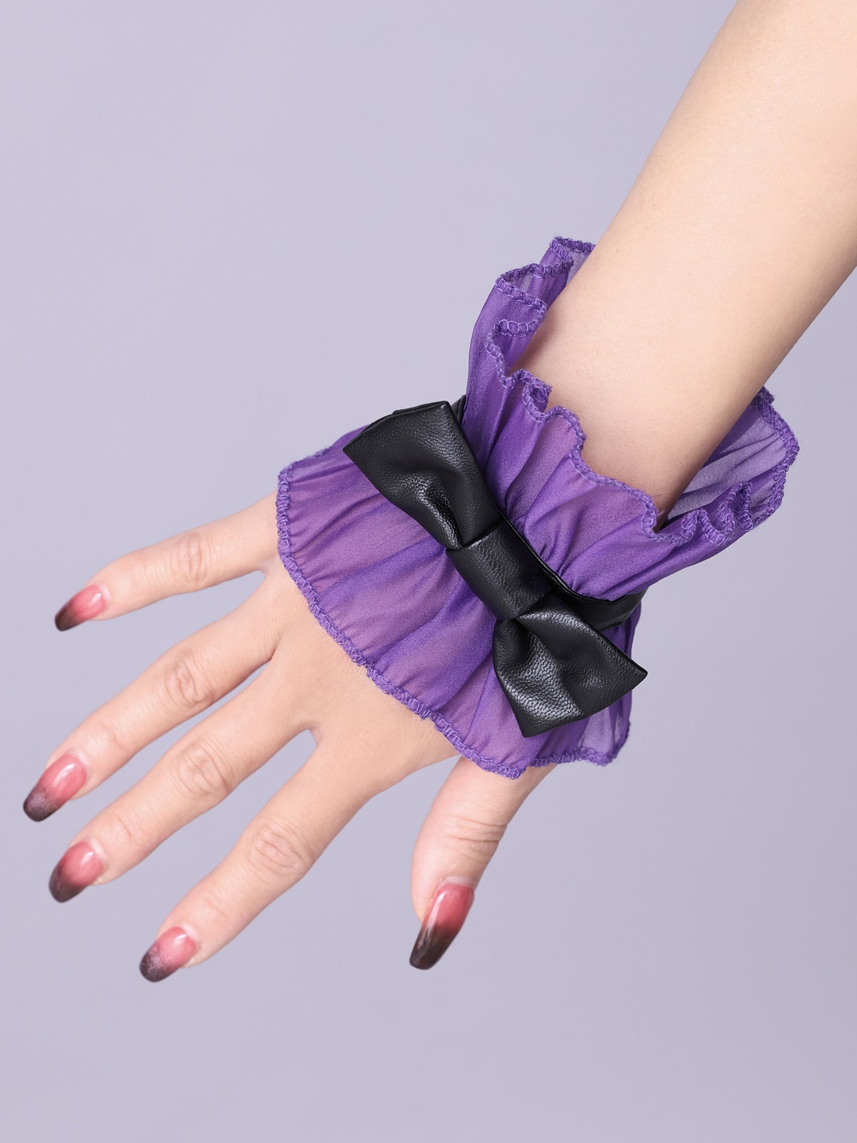 【5点セット】vanityME. × Chiroru コラボ Umber Doll アンバードール バニーコスプレ ブラック×ピンク ブラック×パープル vcsbn-260157-ac