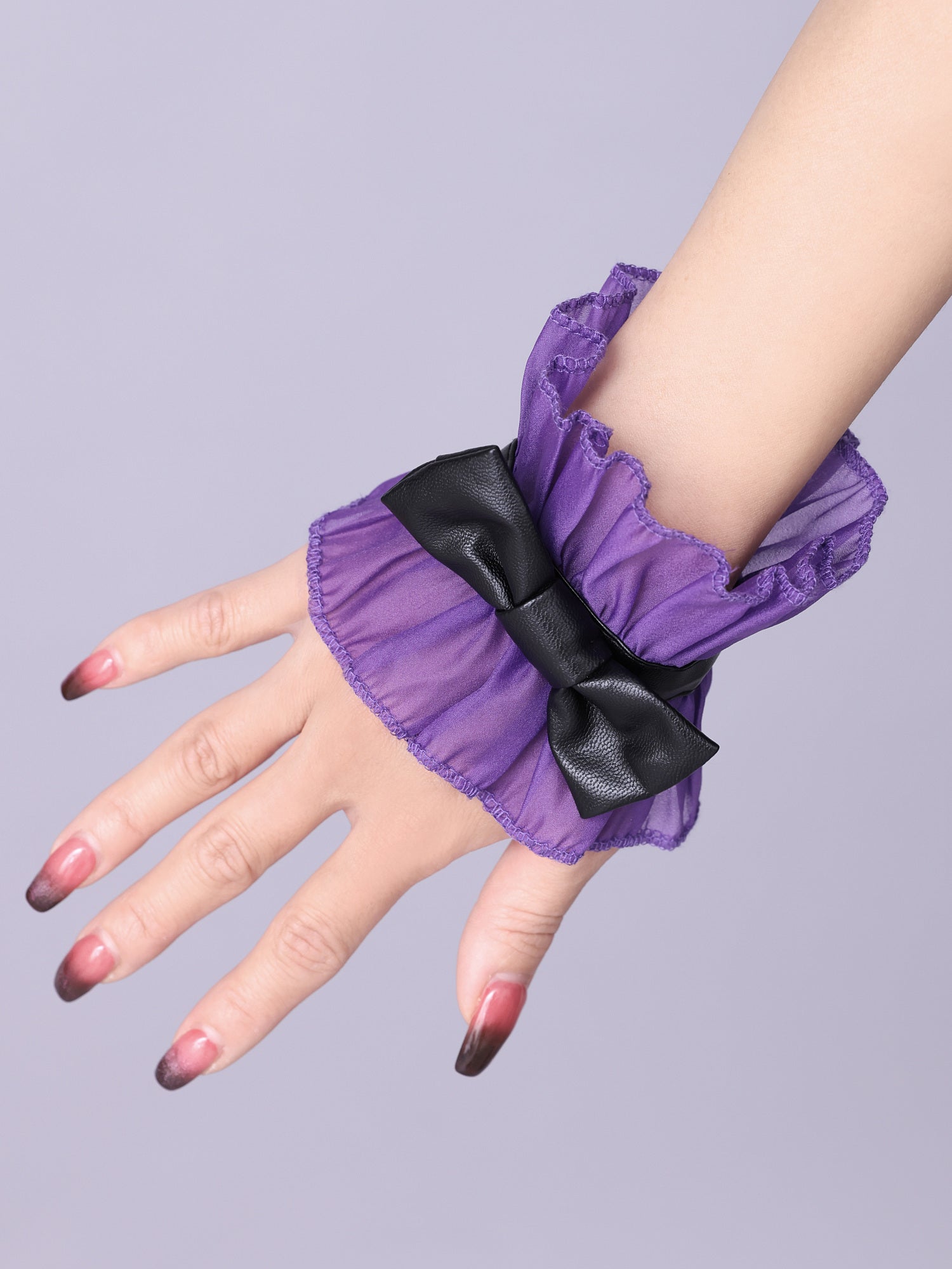 【5点セット】vanityME. × Chiroru コラボ Umber Doll アンバードール バニーコスプレ ブラック×ピンク ブラック×パープル vcsbn-260157-ac