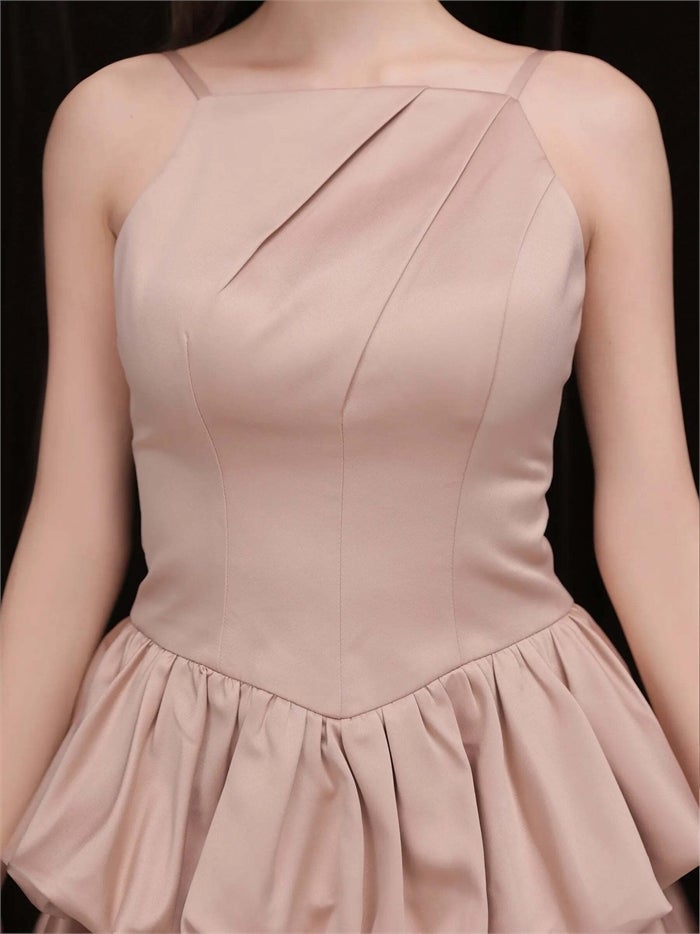 ROBE de FLEURS ローブドフルール サテンキャミバルーンミニキャバドレス fm4671