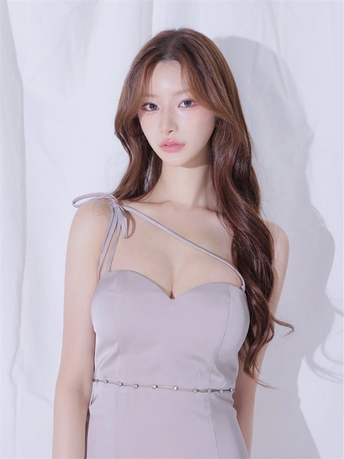 ROBE de FLEURS anier.ROBE ローブドフルール アニエルローブ Satin Trace Midi Dress fm-anier5105-c