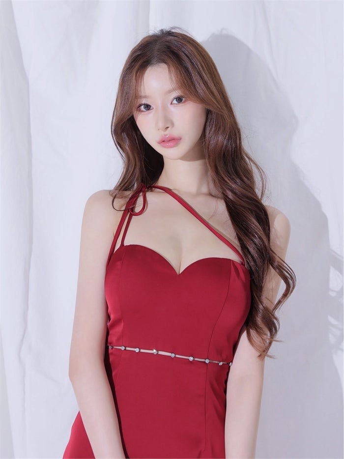 ROBE de FLEURS anier.ROBE ローブドフルール アニエルローブ Satin Trace Midi Dress fm-anier5105-c