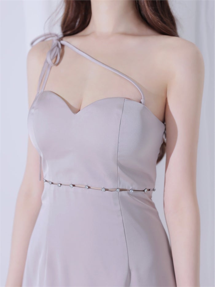 ROBE de FLEURS anier.ROBE ローブドフルール アニエルローブ Satin Trace Midi Dress fm-anier5105-c