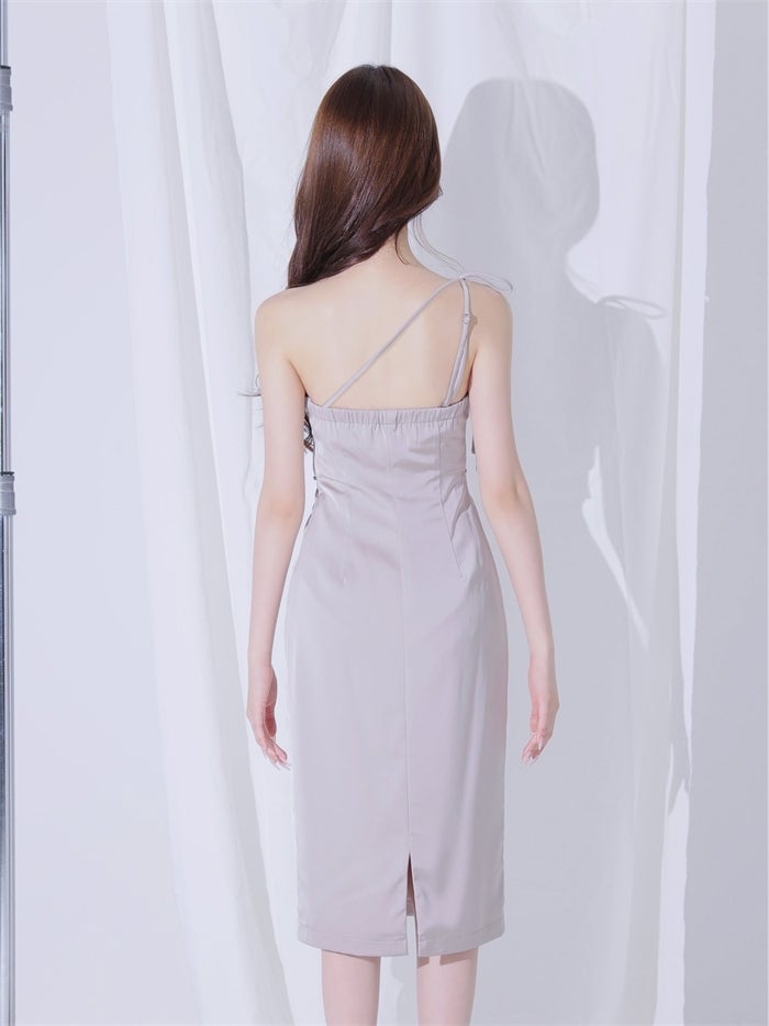 ROBE de FLEURS anier.ROBE ローブドフルール アニエルローブ Satin Trace Midi Dress fm-anier5105