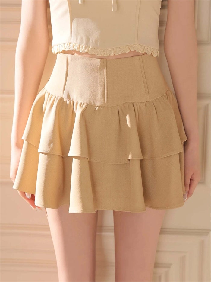 ROBE de FLEURS ローブドフルール リボンコルセットフレアセットアップミニキャバドレス fm4374-c
