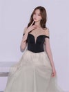 ROBE de FLEURS anier.ROBE ローブドフルール アニエルローブ Sheer Veil Long Dress fm-anier4092-c