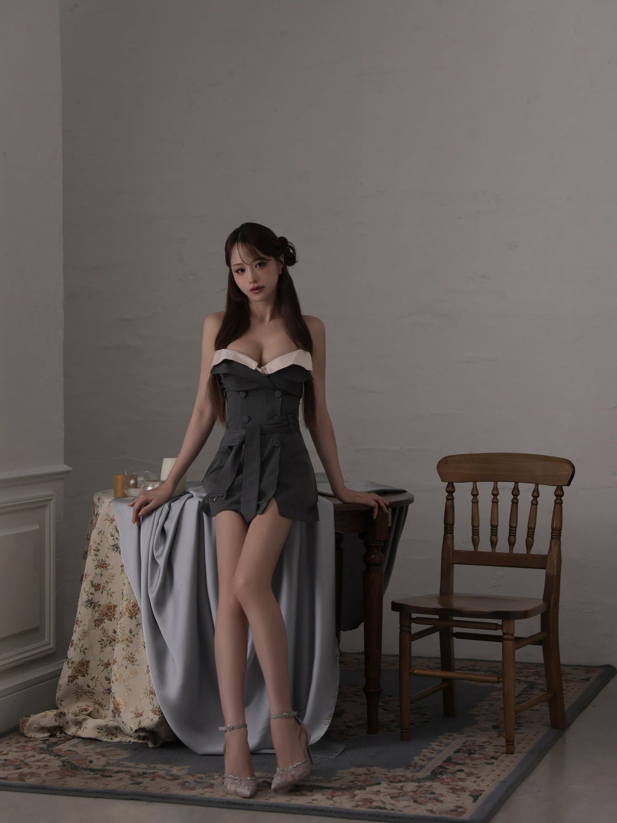Brille ブリエ Ruelle de brille mini dress リュエル ドゥ ブリエ ミニドレス brille5075