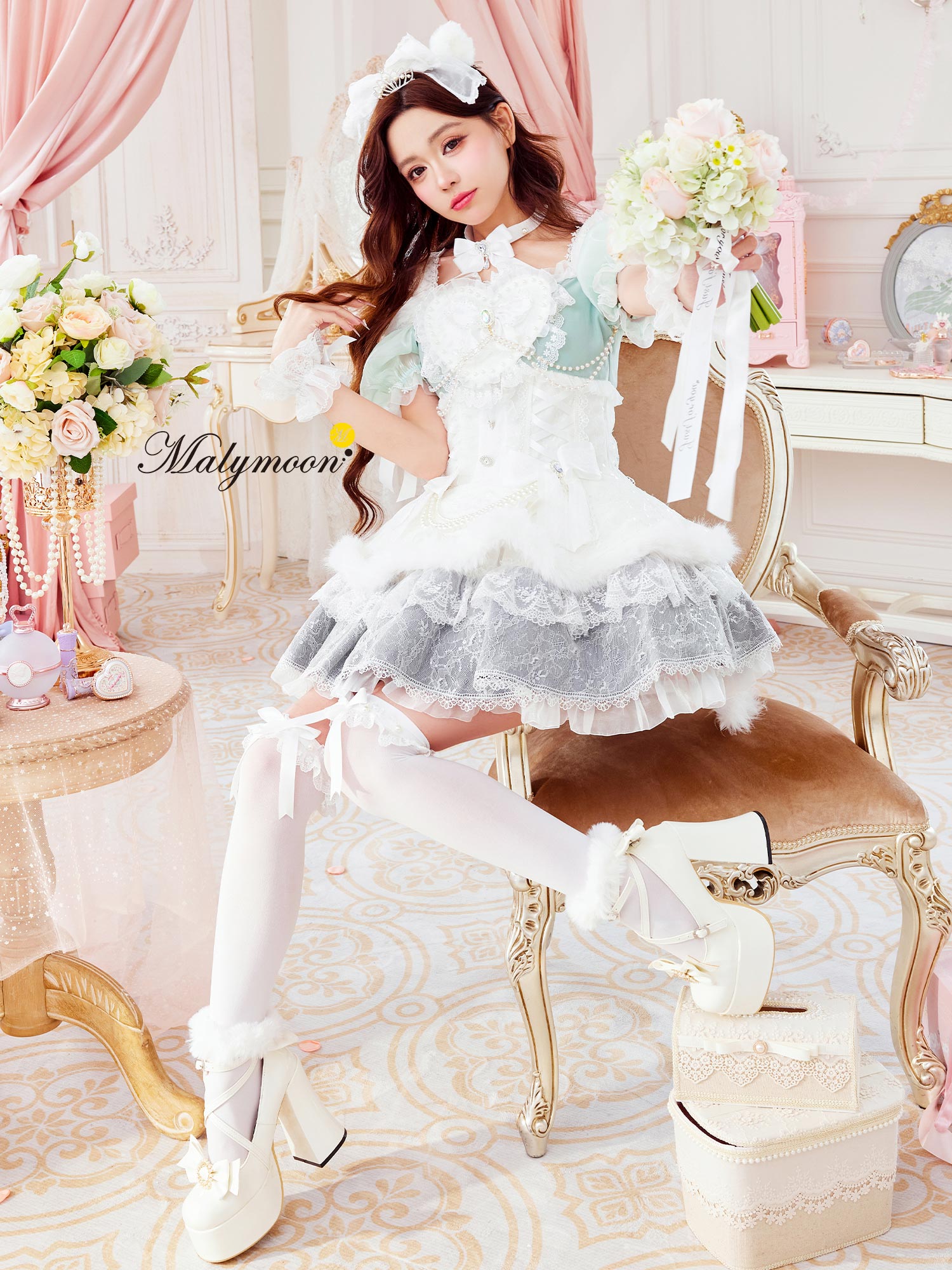 【13点セット】【Malymoon】ラブモードプリンセスキャット mlcs26065