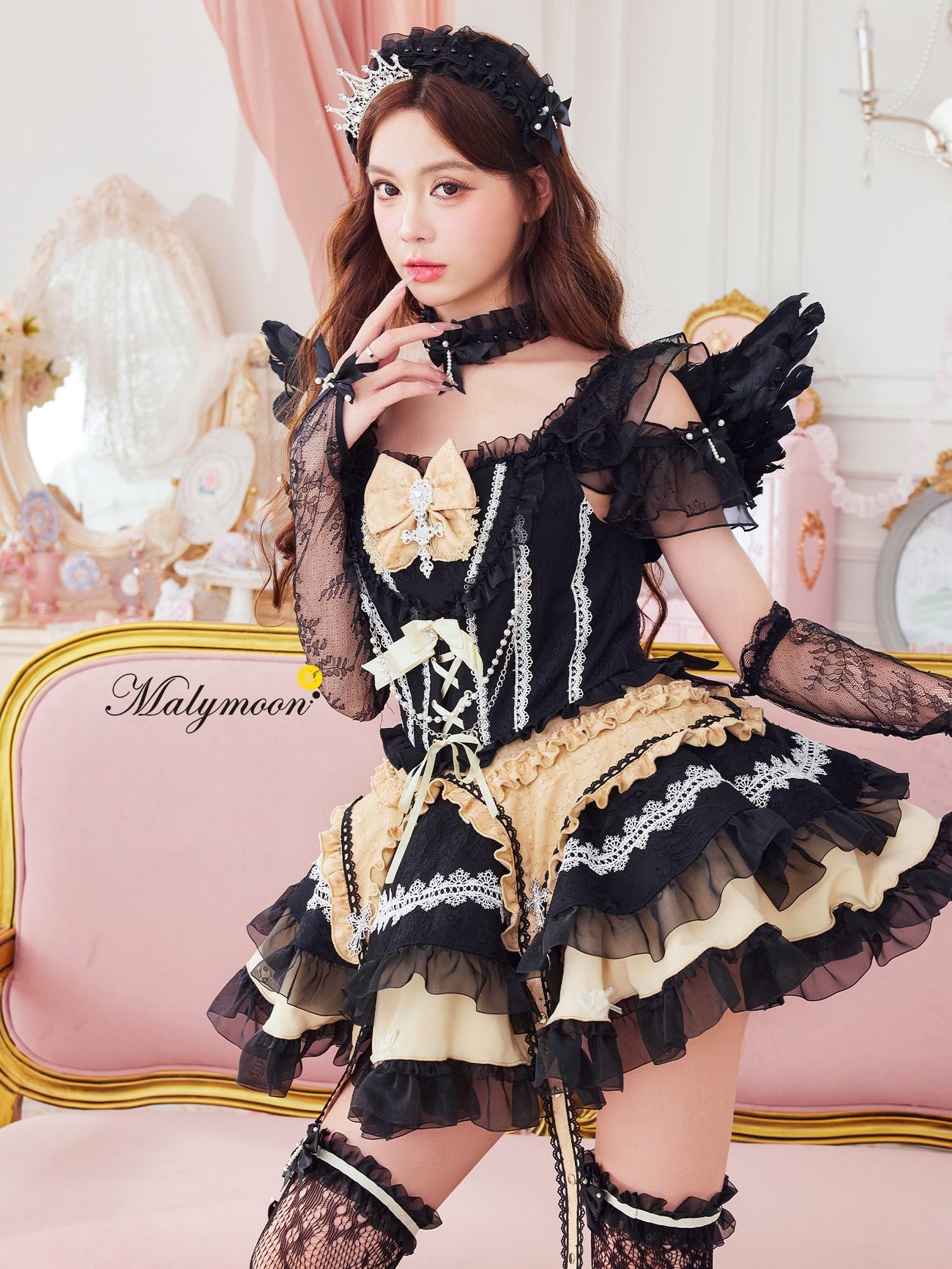 【14点セット】【Malymoon】 エンジェリックインペリアルドレス mlcs26061