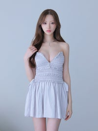 ROBE de FLEURS anier.ROBE ローブドフルール アニエルローブ Kitten Ribbon Dress fm-anier4088-c