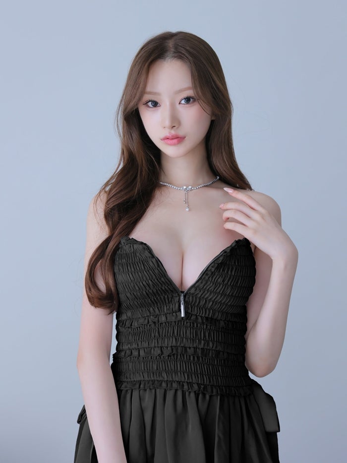 ROBE de FLEURS anier.ROBE ローブドフルール アニエルローブ Kitten Ribbon Dress fm-anier4088-c