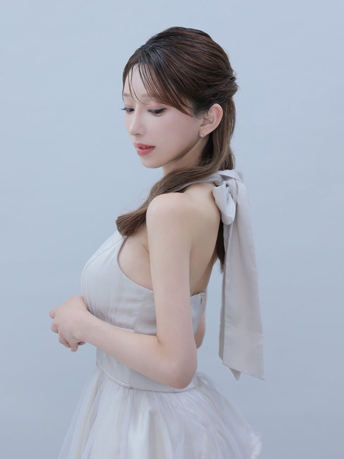 ROBE de FLEURS anier.ROBE ローブドフルール アニエルローブ Swan Veil Dress fm-anier5101-c