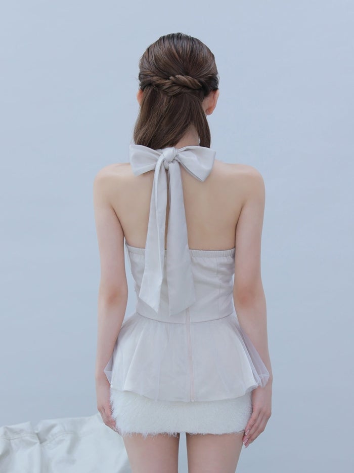 ROBE de FLEURS anier.ROBE ローブドフルール アニエルローブ Swan Veil Dress fm-anier5101-c