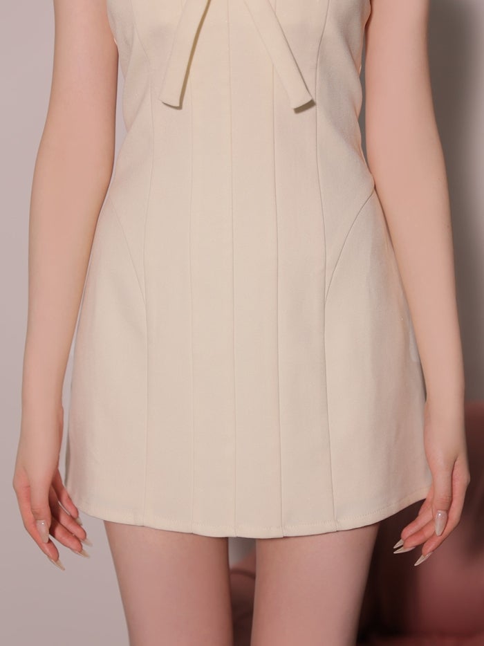 ROBE de FLEURS anier.ROBE ローブドフルール アニエルローブ Starlit Bow Dress fm-anier4087-c